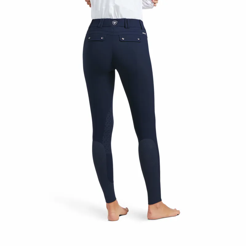 Ariat Tri-Factor Grip Knee Patch Breech in Navy-1